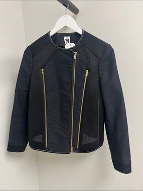 Missoni Mesh and Woven Moto Jacket